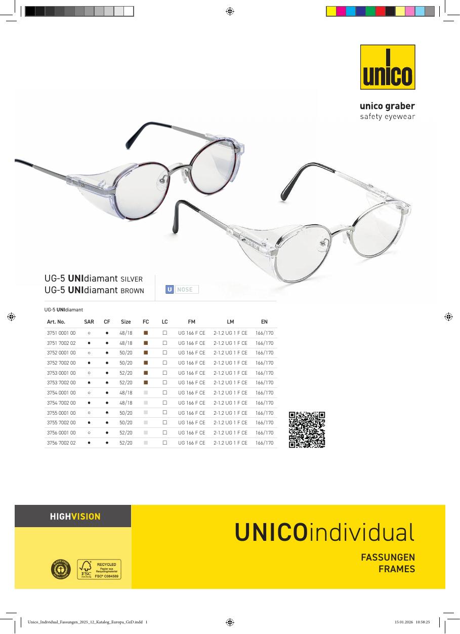 UNICOindividual Fassungen